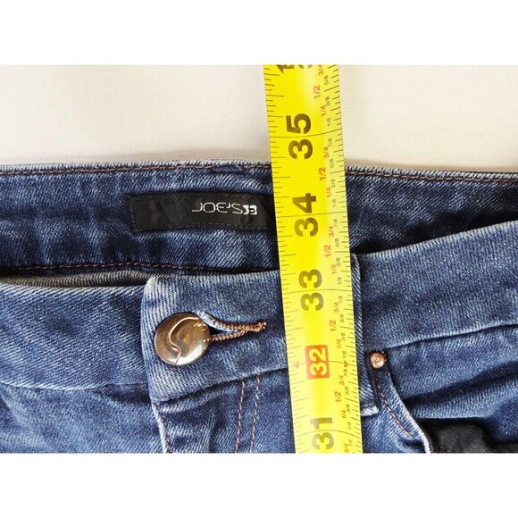 Joe's Jeans Size 24X27 Womens Ankle Chelsea Blue Denim 5 Pocket Logo Tag - Picture 10 of 11